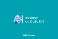 Keburukan Kad Kredit BSN